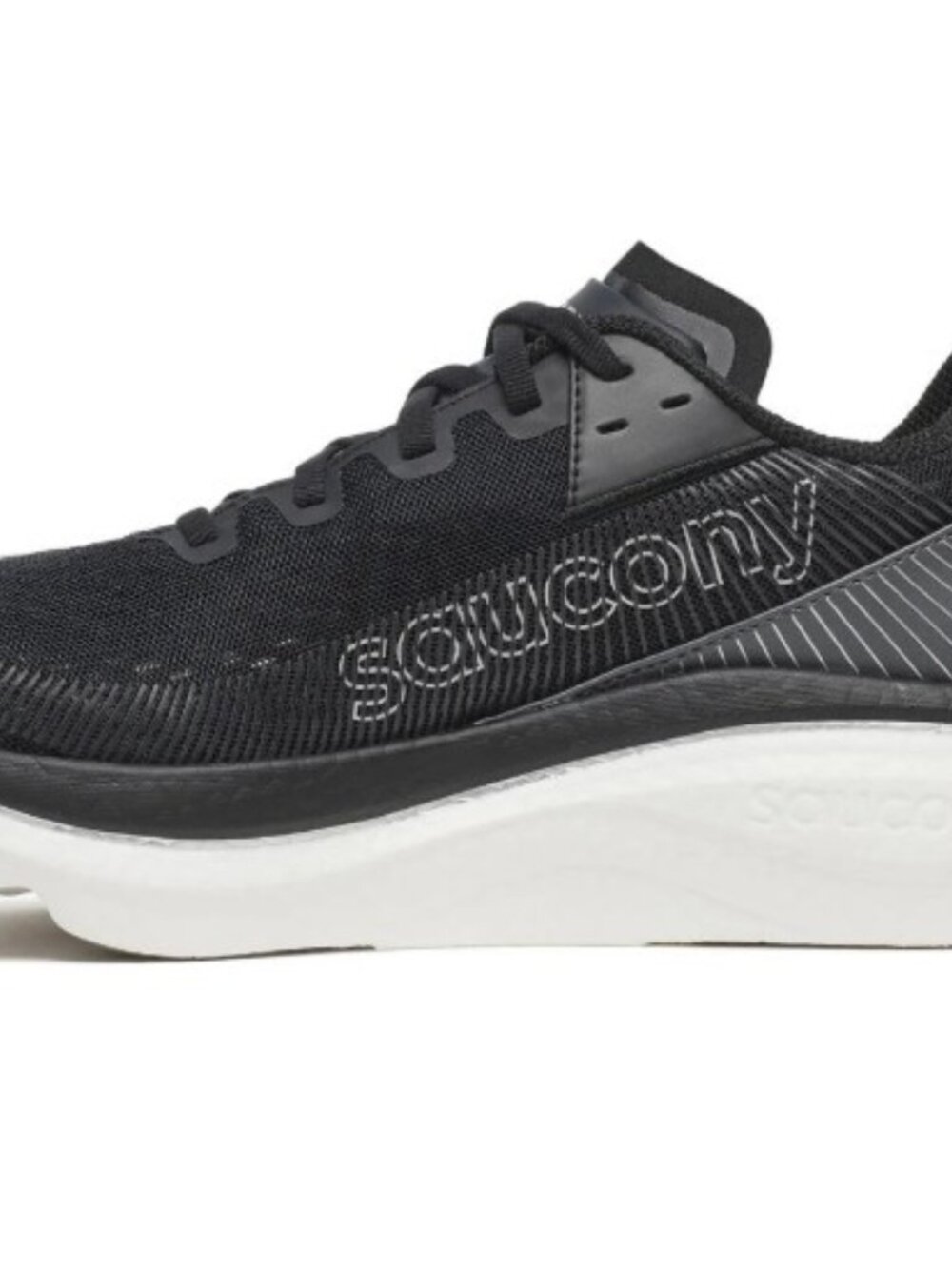 New Saucony Mens sz 11 Endorphin Azura Black white running shoes regular train - Picture 4 of 5